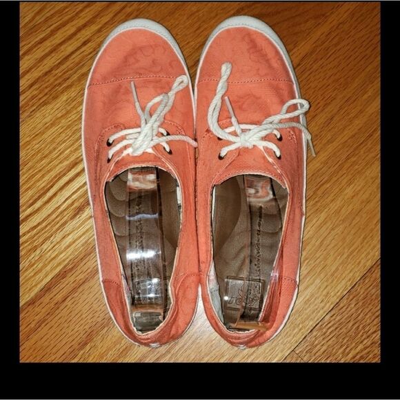 Reef orange textile Sneakers - Picture 5 of 8